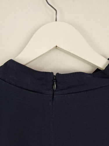 Boden Stylish Tied Neck Navy Blouse Size 20 by SwapUp-Online Second Hand Store-Online Thrift Store