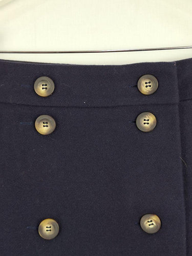 Boden Sophisticated Wool Double Button Mini Skirt Size 22 by SwapUp-Online Second Hand Store-Online Thrift Store