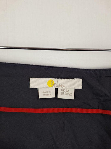 Boden Sophisticated Wool Double Button Mini Skirt Size 22 by SwapUp-Online Second Hand Store-Online Thrift Store