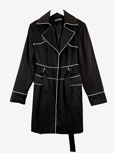 Junior Look Classic Piped Shiny Trench Coat Size 16 by SwapUp-Online Second Hand Store-Online Thrift Store