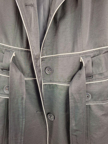 Junior Look Classic Piped Shiny Trench Coat Size 16 by SwapUp-Online Second Hand Store-Online Thrift Store