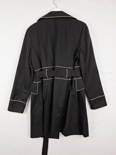 Junior Look Classic Piped Shiny Trench Coat Size 16 by SwapUp-Online Second Hand Store-Online Thrift Store