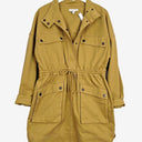 Shona Joy Khaki Anorak Drawstring Large Pocket Jacket Size 14 by SwapUp-Online Second Hand Store-Online Thrift Store
