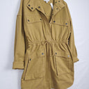 Shona Joy Khaki Anorak Drawstring Large Pocket Jacket Size 14 by SwapUp-Online Second Hand Store-Online Thrift Store