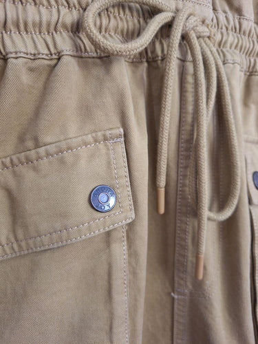 Shona Joy Khaki Anorak Drawstring Large Pocket Jacket Size 14 by SwapUp-Online Second Hand Store-Online Thrift Store