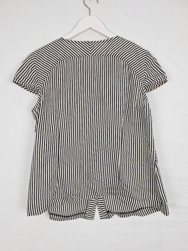 Veronika Maine Ruched Cap Sleeve Office Staple Top Size 16 by SwapUp-Online Second Hand Store-Online Thrift Store
