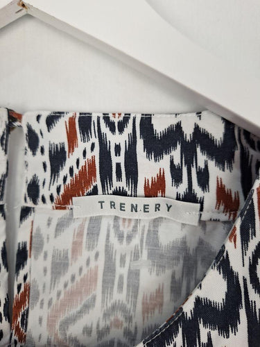 Trenery Tribal Boxy Cuffed Top Size L by SwapUp-Online Second Hand Store-Online Thrift Store
