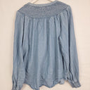 French Connection Shirred Chambray Gathered Blouse Size 14 by SwapUp-Online Second Hand Store-Online Thrift Store