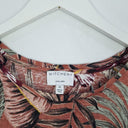 Witchery Clay Tropical Linen Top Size XL by SwapUp-Online Second Hand Store-Online Thrift Store