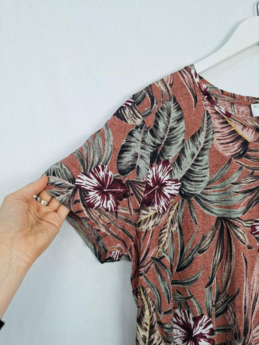 Witchery Clay Tropical Linen Top Size XL by SwapUp-Online Second Hand Store-Online Thrift Store