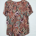 Witchery Clay Tropical Linen Top Size XL by SwapUp-Online Second Hand Store-Online Thrift Store