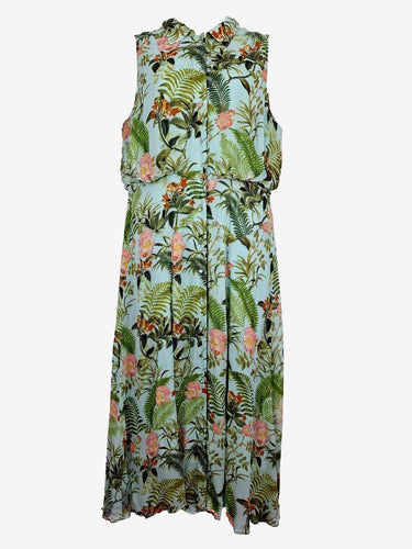 Witchery Tropical Button Up Midi Dress Size 16 by SwapUp-Online Second Hand Store-Online Thrift Store