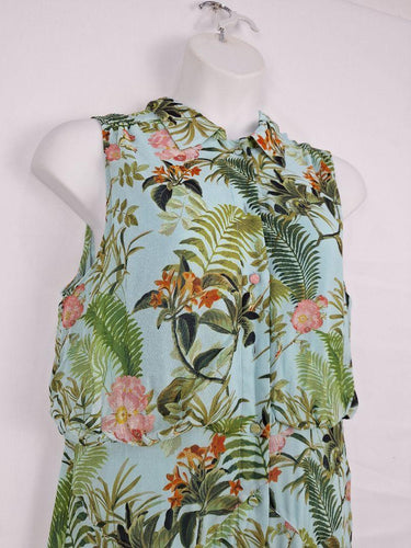Witchery Tropical Button Up Midi Dress Size 16 by SwapUp-Online Second Hand Store-Online Thrift Store