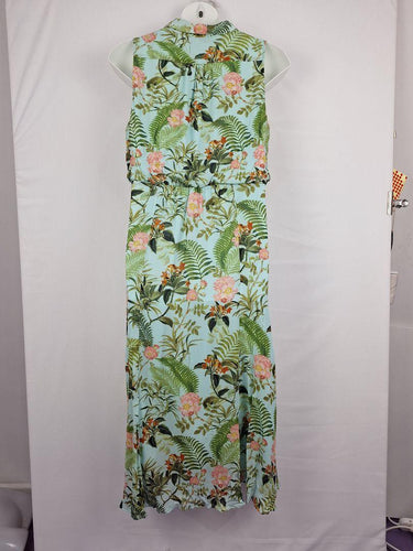 Witchery Tropical Button Up Midi Dress Size 16 by SwapUp-Online Second Hand Store-Online Thrift Store