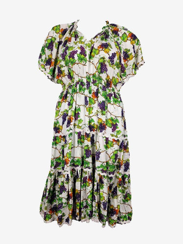 Frankie + Dash Breezy Gathered Vineyard Midi Dress Size 14 by SwapUp-Online Second Hand Store-Online Thrift Store