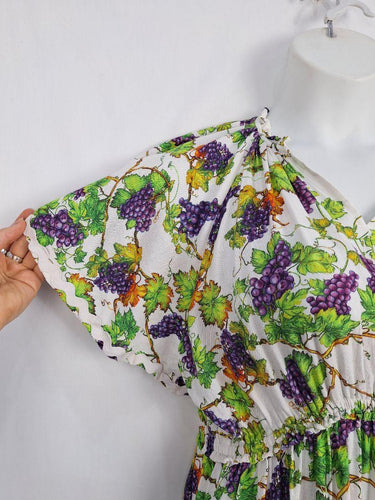 Frankie + Dash Breezy Gathered Vineyard Midi Dress Size 14 by SwapUp-Online Second Hand Store-Online Thrift Store