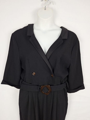 Sheike Elegant Tortoiseshell Double Breasted Jumpsuit Size 16 by SwapUp-Online Second Hand Store-Online Thrift Store