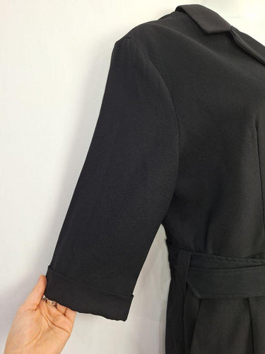 Sheike Elegant Tortoiseshell Double Breasted Jumpsuit Size 16 by SwapUp-Online Second Hand Store-Online Thrift Store