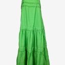 Witchery Lime Pleated Out For Lunch Maxi Dress Size 14 by SwapUp-Online Second Hand Store-Online Thrift Store