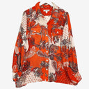 Country Road Bright Relaxed Paisley Print Shirt Size 16 by SwapUp-Online Second Hand Store-Online Thrift Store