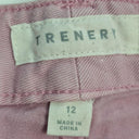 Trenery Stylish Muted Pink Denim Feel Pants Size 12 by SwapUp-Online Second Hand Store-Online Thrift Store