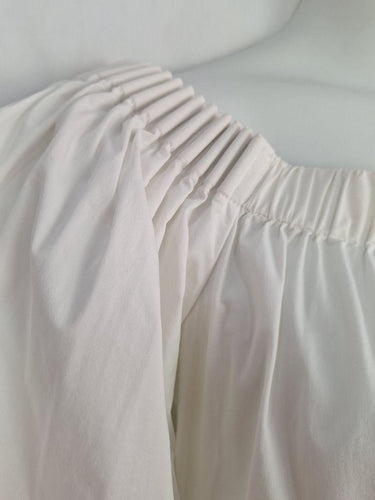 Seed Cotton White Off The Shoulder Dress Size L by SwapUp-Online Second Hand Store-Online Thrift Store