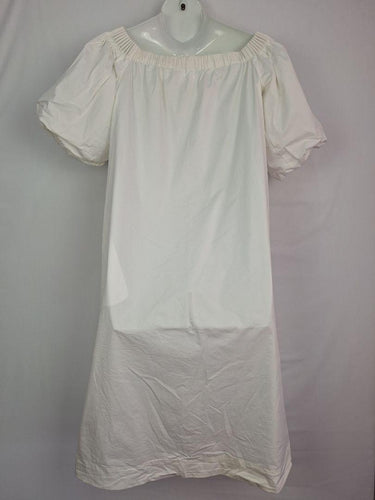 Seed Cotton White Off The Shoulder Dress Size L by SwapUp-Online Second Hand Store-Online Thrift Store