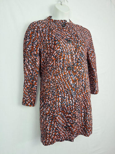 Elms + King Linen Effortless Funky Coat Jacket Size M by SwapUp-Online Second Hand Store-Online Thrift Store