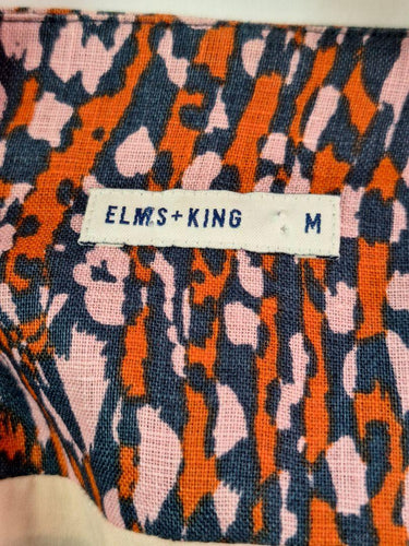 Elms + King Linen Effortless Funky Coat Jacket Size M by SwapUp-Online Second Hand Store-Online Thrift Store