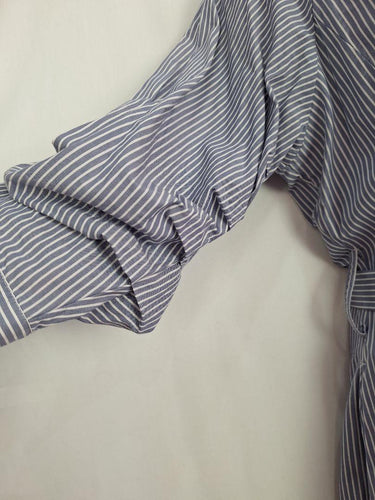 David Jones Stripped Cotton Flattering Fit Dress Size 12 by SwapUp-Online Second Hand Store-Online Thrift Store