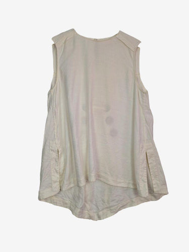 Sass and Bide Eyelet Tie Up Back Linen Blend Top Size 10 by SwapUp-Online Second Hand Store-Online Thrift Store