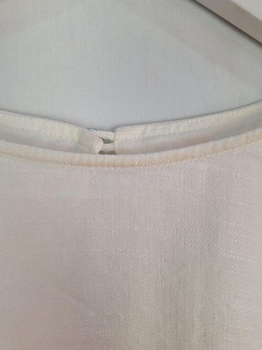 Sass and Bide Eyelet Tie Up Back Linen Blend Top Size 10 by SwapUp-Online Second Hand Store-Online Thrift Store