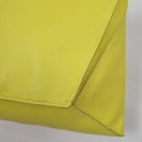SABA Neon Yellow Leather Envelope Bag Size None by SwapUp-Online Second Hand Store-Online Thrift Store