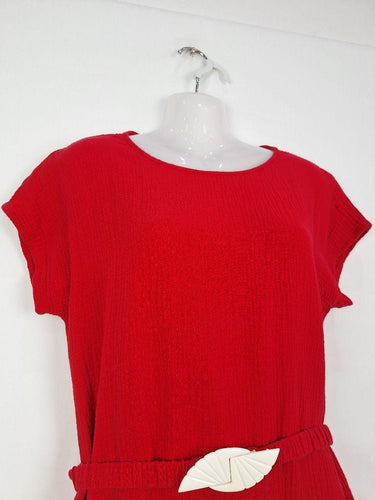 Kumo Timeless Red Comfortable Dress Size S by SwapUp-Online Second Hand Store-Online Thrift Store