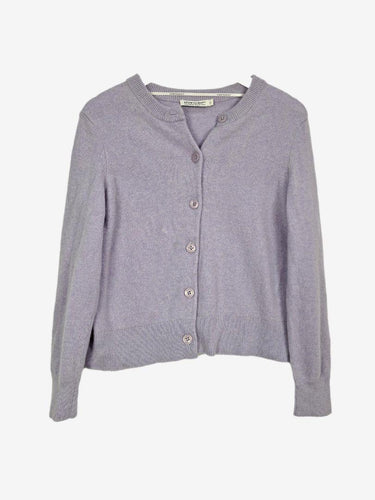 Sportscraft Mauve Wool Winter Cardigan Size S by SwapUp-Online Second Hand Store-Online Thrift Store