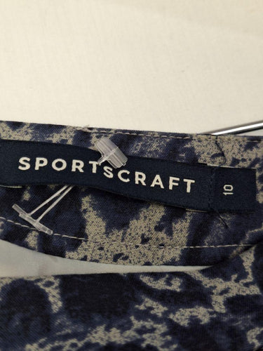 Sportscraft Classic Animal Print Pencil Midi Skirt Size 10 by SwapUp-Online Second Hand Store-Online Thrift Store