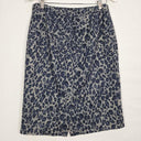 Sportscraft Classic Animal Print Pencil Midi Skirt Size 10 by SwapUp-Online Second Hand Store-Online Thrift Store