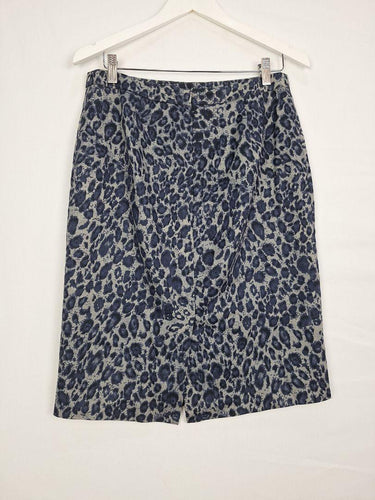 Sportscraft Classic Animal Print Pencil Midi Skirt Size 10 by SwapUp-Online Second Hand Store-Online Thrift Store
