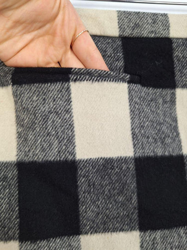 Country Road Checked Wool Blend Mini Skirt Size 8 by SwapUp-Online Second Hand Store-Online Thrift Store