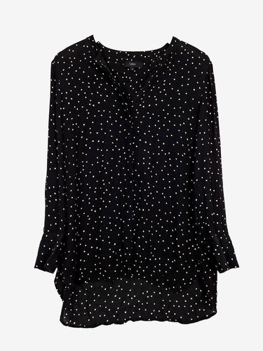 Saba Silk Blended Elegant Dotted Blouse Size 10 by SwapUp-Online Second Hand Store-Online Thrift Store