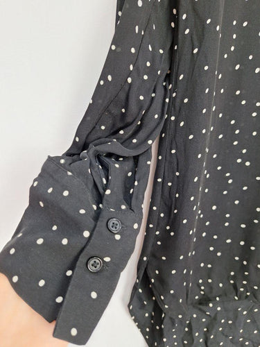 Saba Silk Blended Elegant Dotted Blouse Size 10 by SwapUp-Online Second Hand Store-Online Thrift Store