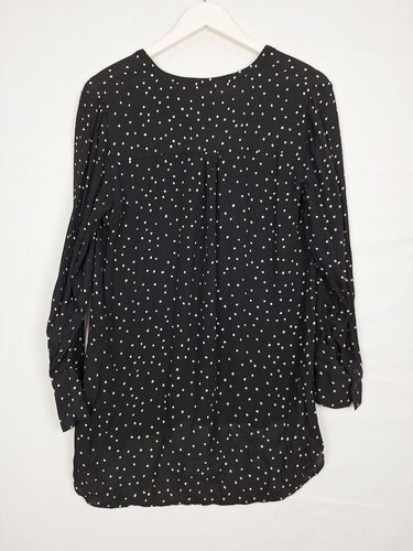 Saba Silk Blended Elegant Dotted Blouse Size 10 by SwapUp-Online Second Hand Store-Online Thrift Store