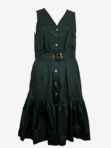 Gorman Forest Belted Button Up Midi Dress Size 10 by SwapUp-Online Second Hand Store-Online Thrift Store