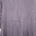 Olga Karolina Lavender Loose Weave Linen Blend Midi Dress Size L by SwapUp-Online Second Hand Store-Online Thrift Store