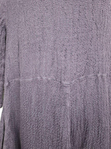 Olga Karolina Lavender Loose Weave Linen Blend Midi Dress Size L by SwapUp-Online Second Hand Store-Online Thrift Store