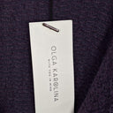 Olga Karolina Lavender Loose Weave Linen Blend Midi Dress Size L by SwapUp-Online Second Hand Store-Online Thrift Store