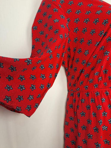 Huffer Pretty Floral Cross Over Playsuit Size 12 by SwapUp-Online Second Hand Store-Online Thrift Store