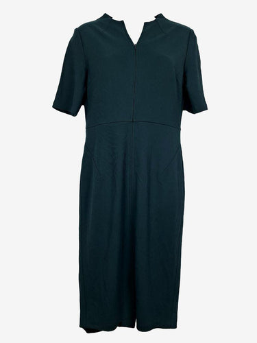 Country Road Tailored Dark Green Office Midi Dress Size S by SwapUp-Online Second Hand Store-Online Thrift Store