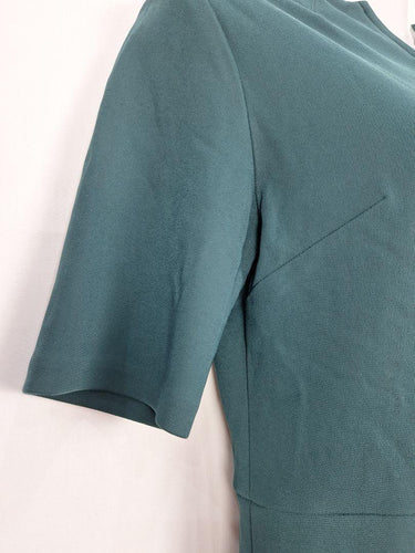 Country Road Tailored Dark Green Office Midi Dress Size S by SwapUp-Online Second Hand Store-Online Thrift Store