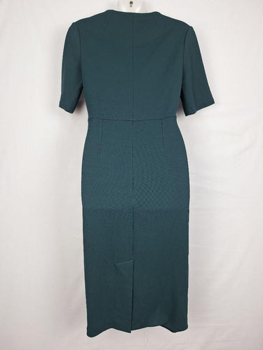 Country Road Tailored Dark Green Office Midi Dress Size S by SwapUp-Online Second Hand Store-Online Thrift Store